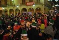 Imagen de la carrera navideña de este sábado. / SN
