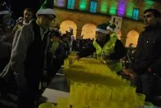 Imagen de la carrera navideña de este sábado. / SN