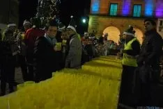 Imagen de la carrera navideña de este sábado. / SN
