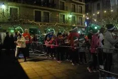 Imagen de la carrera navideña de este sábado. / SN