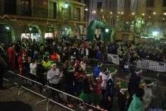Imagen de la carrera navideña de este sábado. / SN