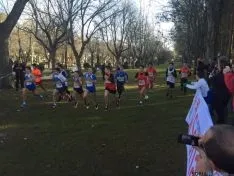 Imagen de la jornada de atletismo este domingo en la Alameda Cervantes. / SN