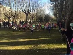 Imagen de la jornada de atletismo este domingo en la Alameda Cervantes. / SN