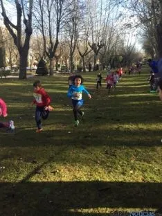 Imagen de la jornada de atletismo este domingo en la Alameda Cervantes. / SN