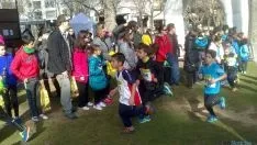 Imagen de la jornada de atletismo este domingo en la Alameda Cervantes. / SN
