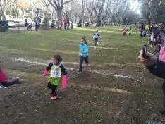 Imagen de la jornada de atletismo este domingo en la Alameda Cervantes. / SN