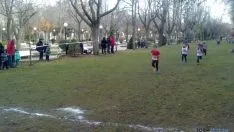 Imagen de la jornada de atletismo este domingo en la Alameda Cervantes. / SN