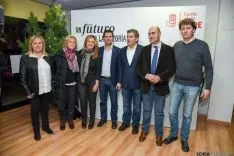 Imagen del mitin del PSOE este miércoles en Soria.