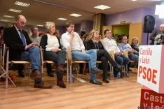 Imagen del mitin del PSOE este miércoles en Soria./SN