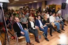 Imagen del mitin del PSOE este miércoles en Soria.