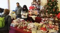 Estand de la Feria del Acebo de Oncala