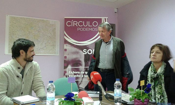 Presentación de la campaña de Podemos Soria. / SN