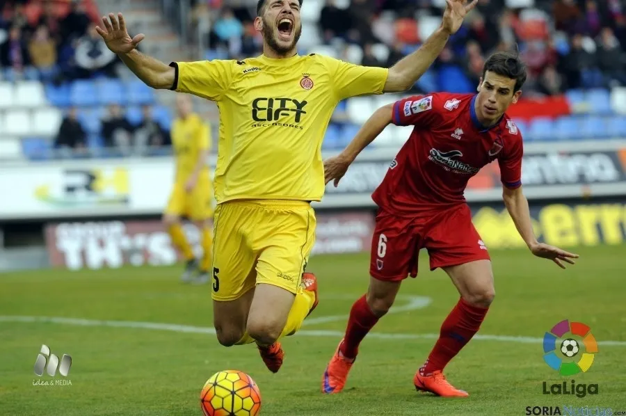 Foto 11 - Al Numancia le sobra el descuento frente al Girona (1-1)
