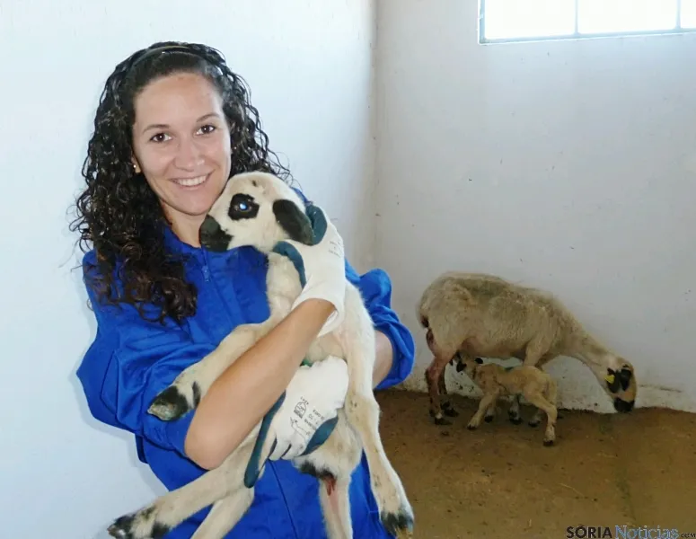 Cristina Guerra, en el laboratorio