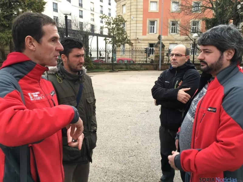 Foto 2 - La Federaci&oacute;n de Triatl&oacute;n supervisa el circuito del Nacional de Soria