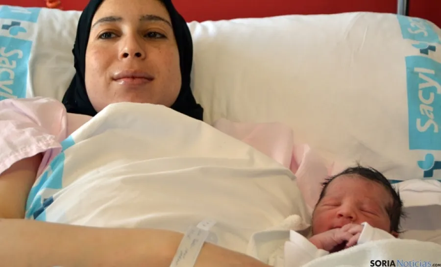 Nizar y su madre Fátima