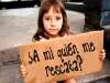 En España hay 2.700.000 niños que sufren la pobreza.