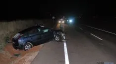 Uno de los tres vehículos implicados en el trágico accidente. / SN