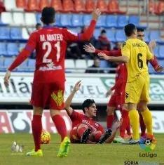 Foto 22 - Al Numancia le sobra el descuento frente al Girona (1-1)