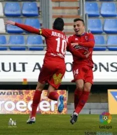 Foto 6 - Al Numancia le sobra el descuento frente al Girona (1-1)