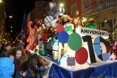 Imagen de la Cabalgata este martes en la capital soriana. / SN