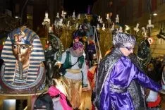 Imagen de la Cabalgata este martes en la capital soriana. / SN
