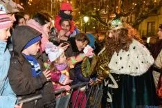 Imagen de la Cabalgata este martes en la capital soriana. / SN