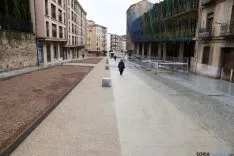 Imagen de la calle Doctrina este mismo viernes. / SN
