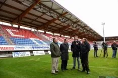 El CD Numancia presenta su puntero sistema de calefacción para el estadio de Los Pajaritos. / SN 