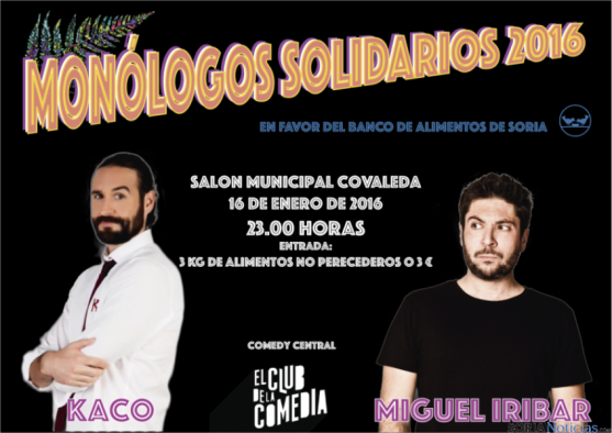 AGENDA: Monólogos de Kaco Forns y Miguel Iribar en Covaleda, esta noche