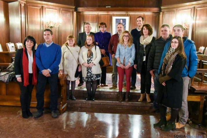 Jurados de 2016, en la primera reunión con el Ayuntamiento.
