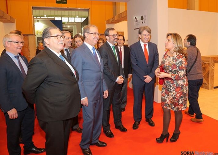Esther Pérez, en la inauguración de la feria.