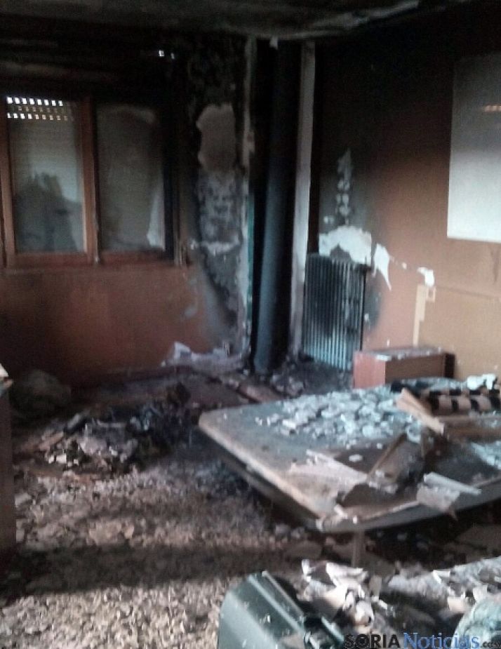 La estancia incendiada. / Dip.