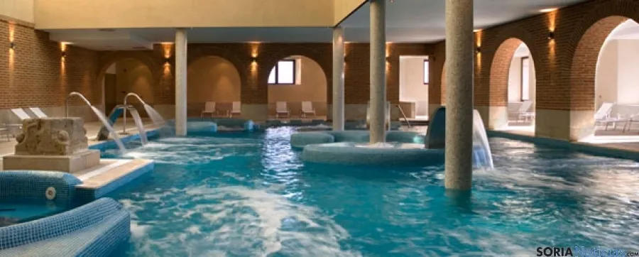 Instalaciones del hotel Termal de El Burgo de Osma.