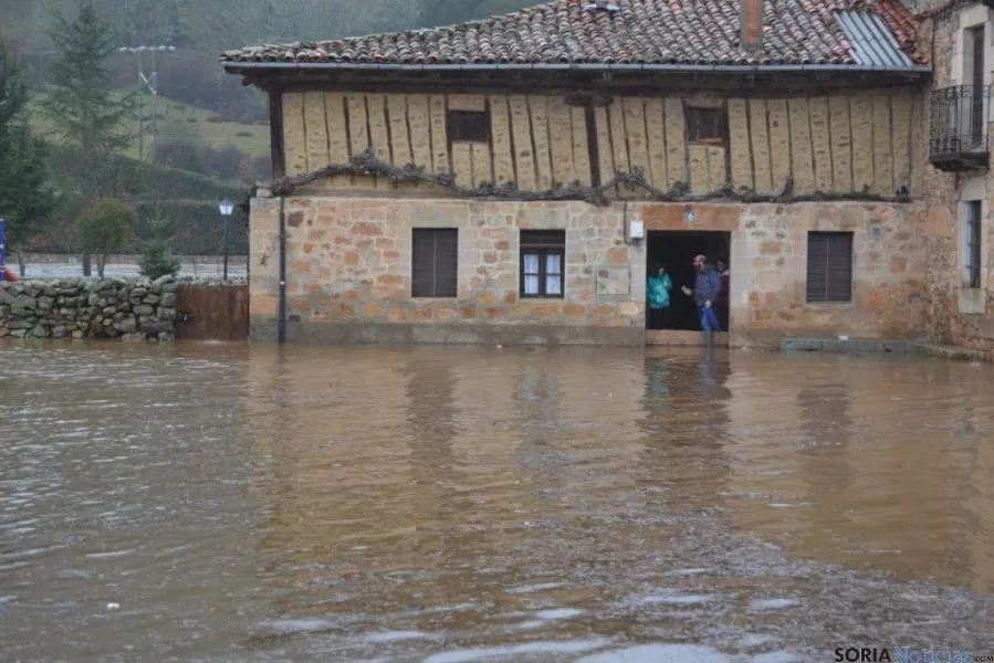 Inundaciones en Salduero y río Revinuesa