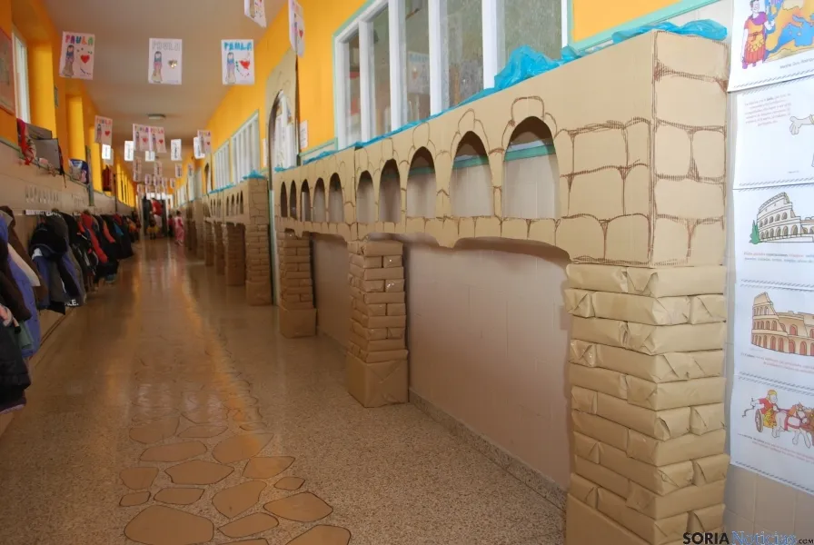 Ambiente romano en el Santa Teresa de Jesús este viernes. / SN