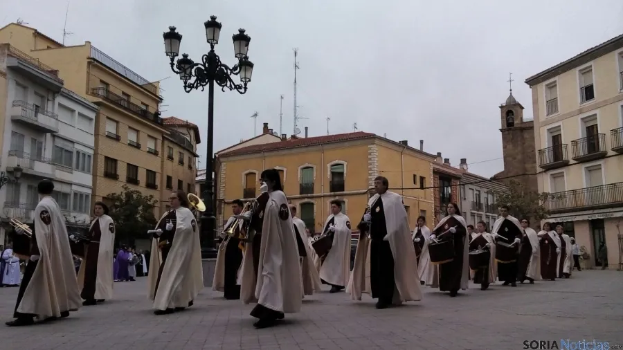 Una de las escenas este sábado en Ágreda./SN