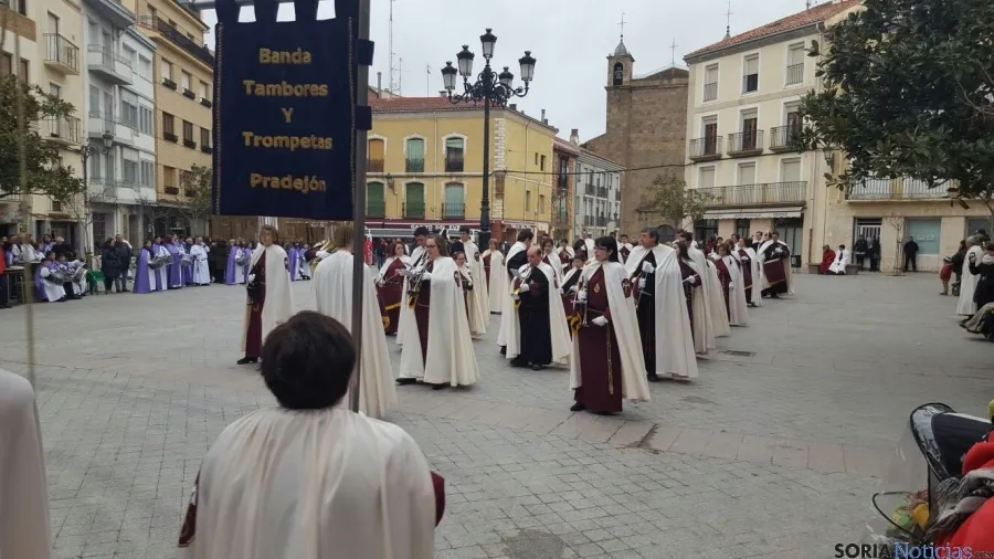 Una de las escenas este sábado en Ágreda./SN
