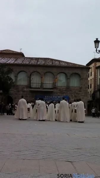 Una de las escenas este sábado en Ágreda./SN