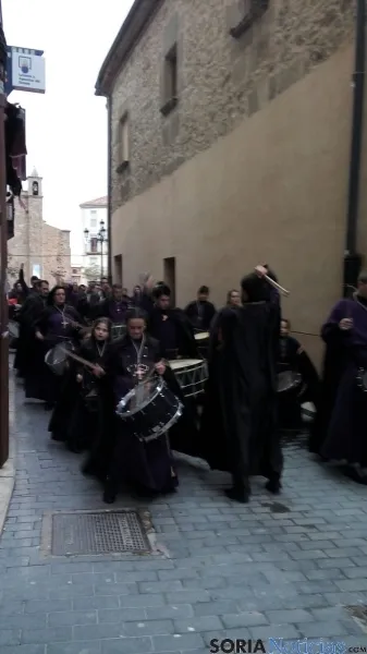 Una de las escenas este sábado en Ágreda./SN