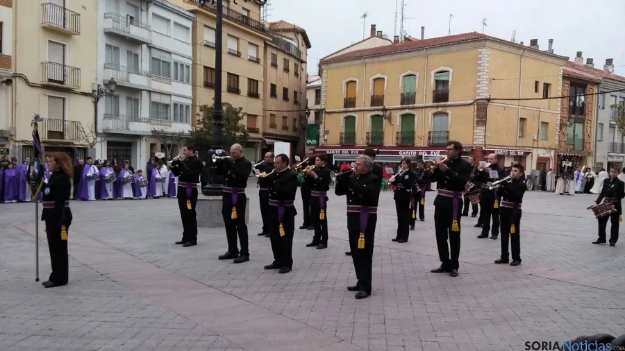 Una de las escenas este sábado en Ágreda./SN