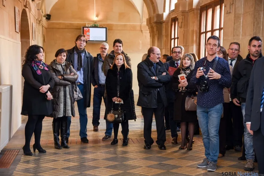 Imagen de la inauguración de la muestra. / SN