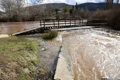 Imagen de la crecida del Duero a su paso por la ciudad. / SN