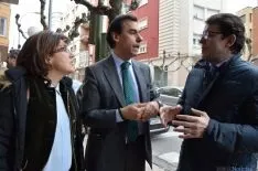 Angulo, Fernández Maíllo y Fernández Mañueco./SN