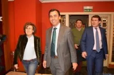 Angulo, Fernández Maíllo y Fernández Mañueco./SN