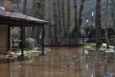Imagen de la crecida del Duero a su paso por la ciudad. / SN