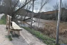 Imagen de la crecida del Duero a su paso por la ciudad. / SN