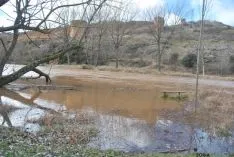 Imagen de la crecida del Duero a su paso por la ciudad. / SN