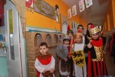 Ambiente romano en el Santa Teresa de Jesús este viernes. / SN