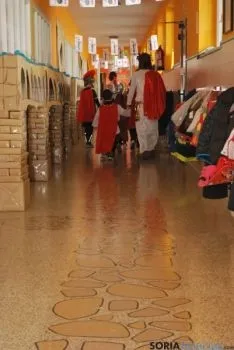 Ambiente romano en el Santa Teresa de Jesús este viernes. / SN